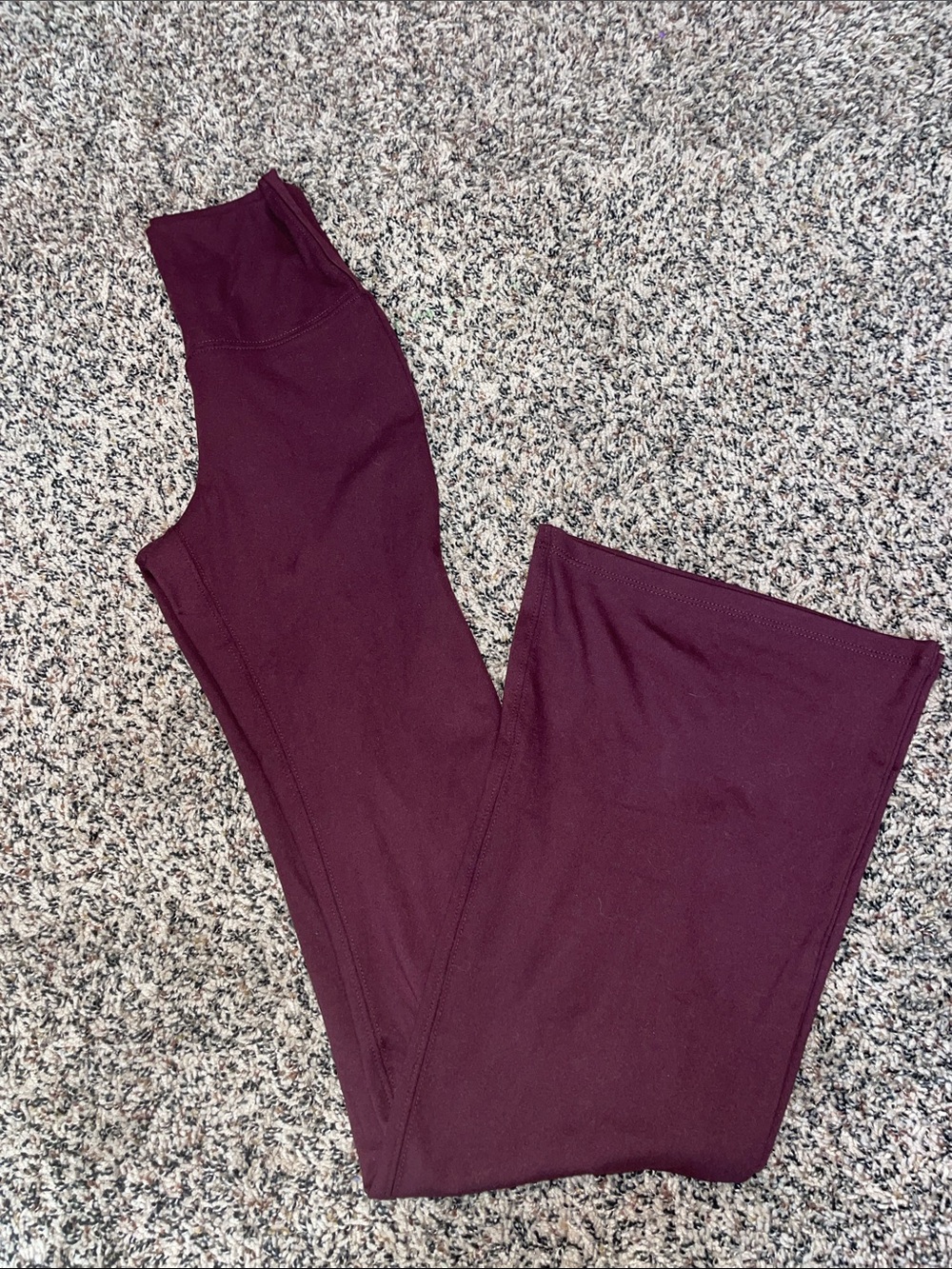 Wild Fable Butter Bliss High Rise Super Flare Wine Leggings Size XXS NWOT
